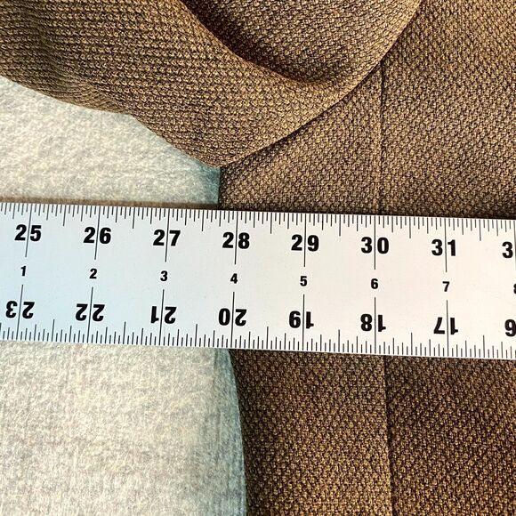 Le Suit Brown Business Work Blazer Womens Size 10 - Picture 9 of 10